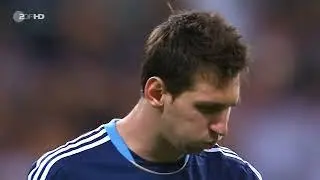 Messi - Germany VS Argentina - 2012-08-15
