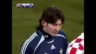 Messi - Croatia VS Argentina - 2006-03-01