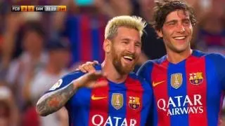 Messi - FC Barcelona VS UC Sampdoria - 2016-08-10