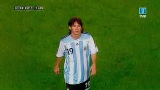 Messi - Spain VS Argentina - 2006-10-11