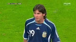 Messi - Argentina VS Serbia and Montenegro - 2006-06-16