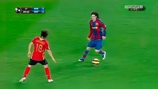 Messi - FC Barcelona VS RC Deportivo de La Coruña - 2007-12-09