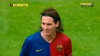 Messi - Dundee United FC VS FC Barcelona - 2008-07-26