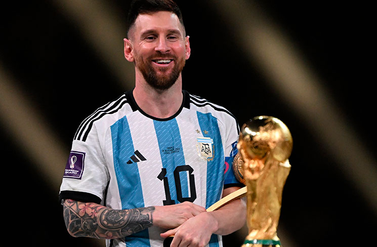 Messi en la copa del mundo